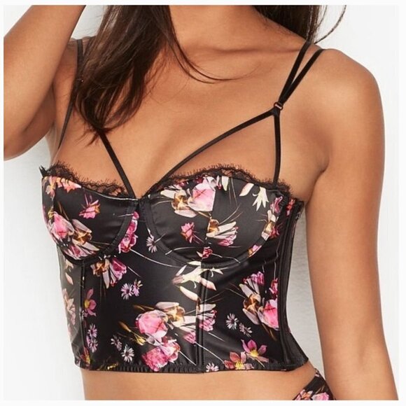 nwt Victoria's Secret very sexy bustier crop top corset lace - Picture 3 of 10